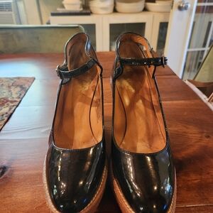 Castaner Black Patent Leather Heels